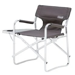 Coleman Flat Fold Directors Plus Chair Grey