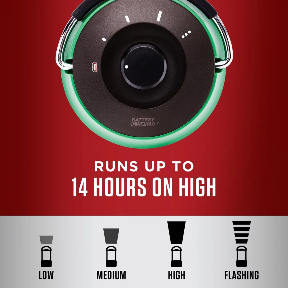 Coleman 1000 Lumens LED Lantern With BatteryGuard™, Green - Image 3