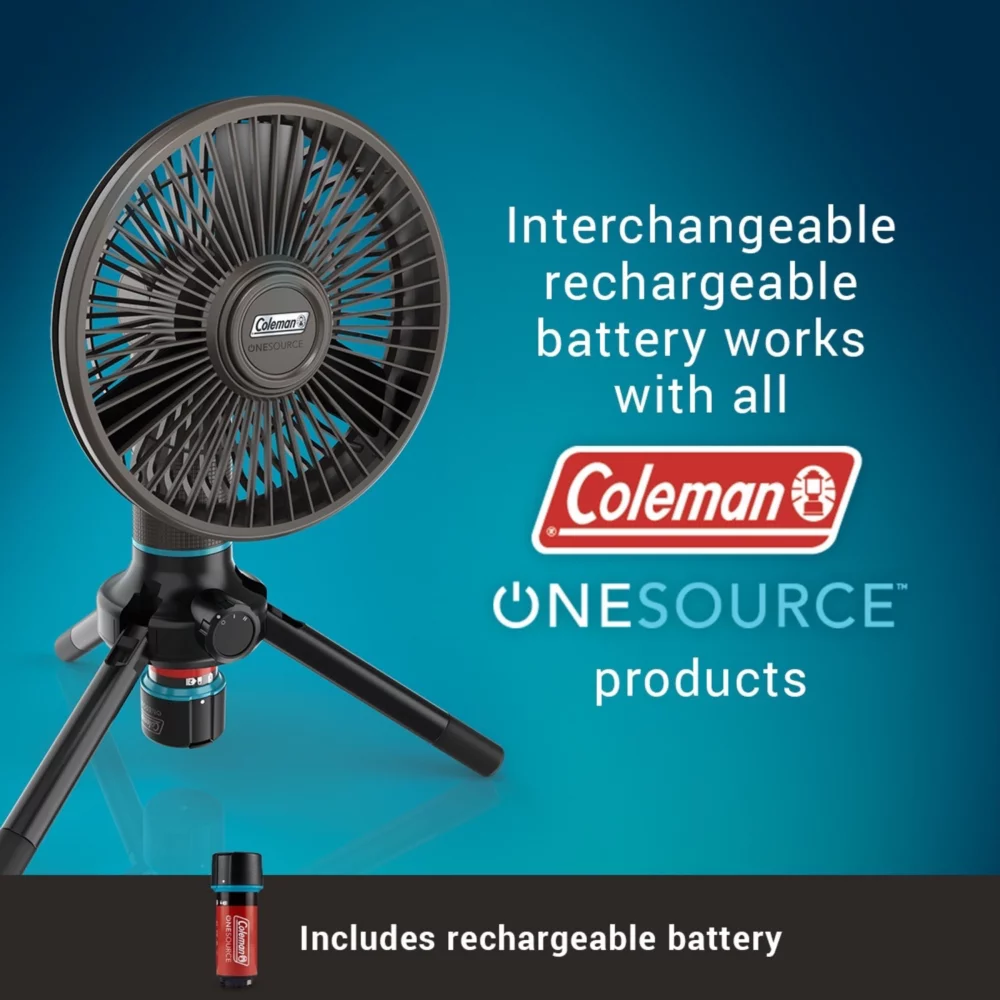 Coleman OneSource™ Multi-Speed Fan & Rechargeable Battery - Image 2