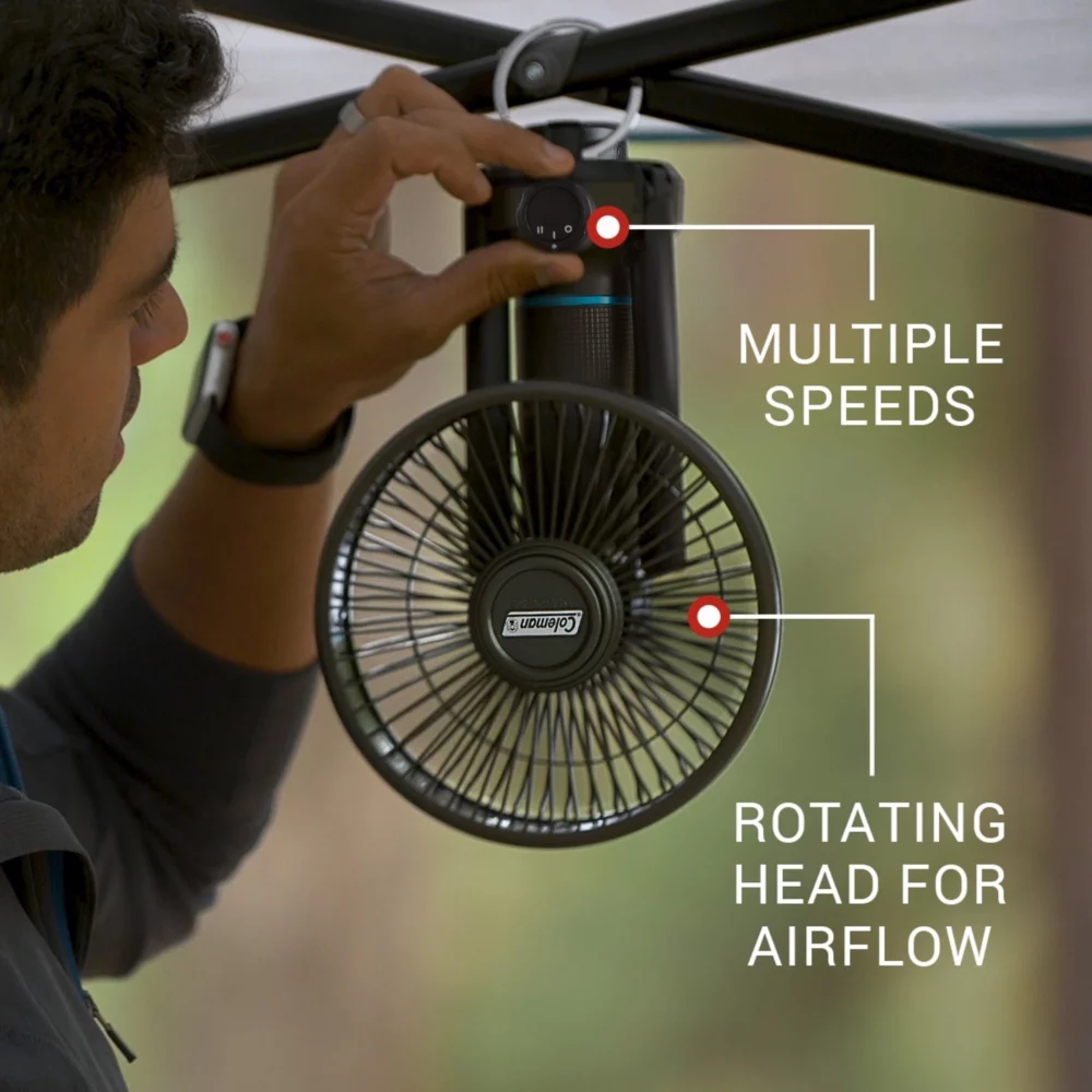 Coleman OneSource™ Multi-Speed Fan & Rechargeable Battery - Image 3