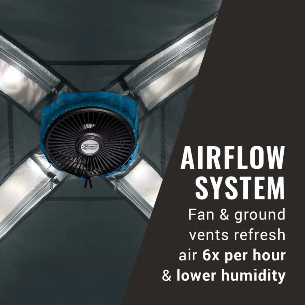 Coleman OneSource™ Rechargeable 4-Person Camping Dome Tent With Airflow System & LED Lighting - Image 3