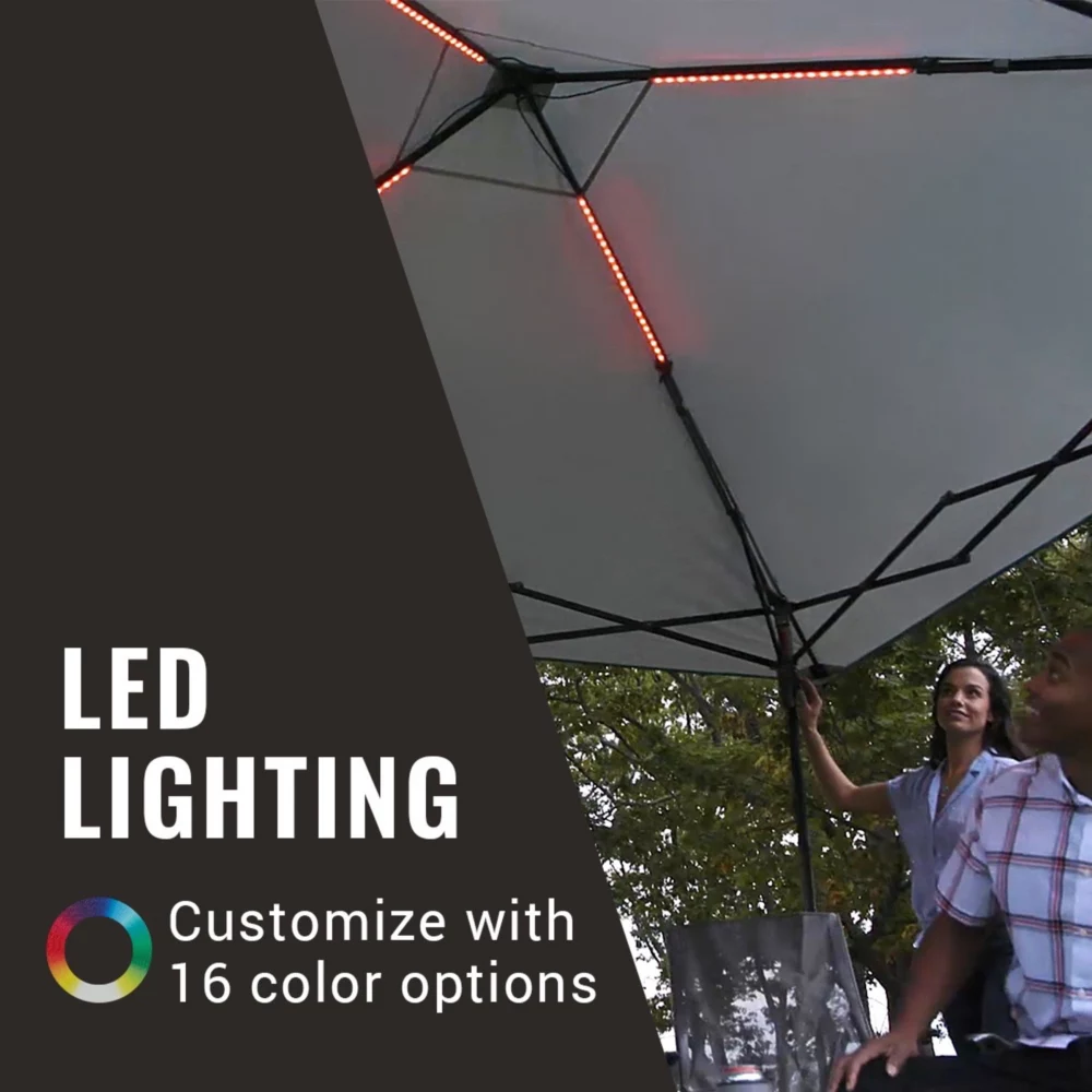 Coleman OneSource™ 10 X 10 Canopy Shelter With LED Lighting & Rechargeable Battery - Image 3