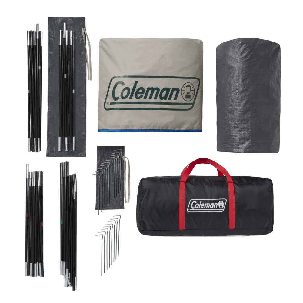 Coleman 6-Person Cabin Tent With Screened Porch, Evergreen - Image 8