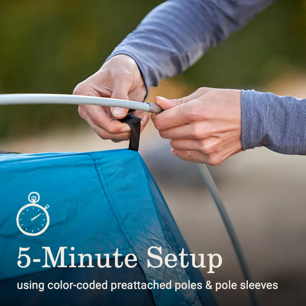 Coleman Skydome™ 6-Person Screen Room Camping Tent With Dark Room™ Technology - Image 3