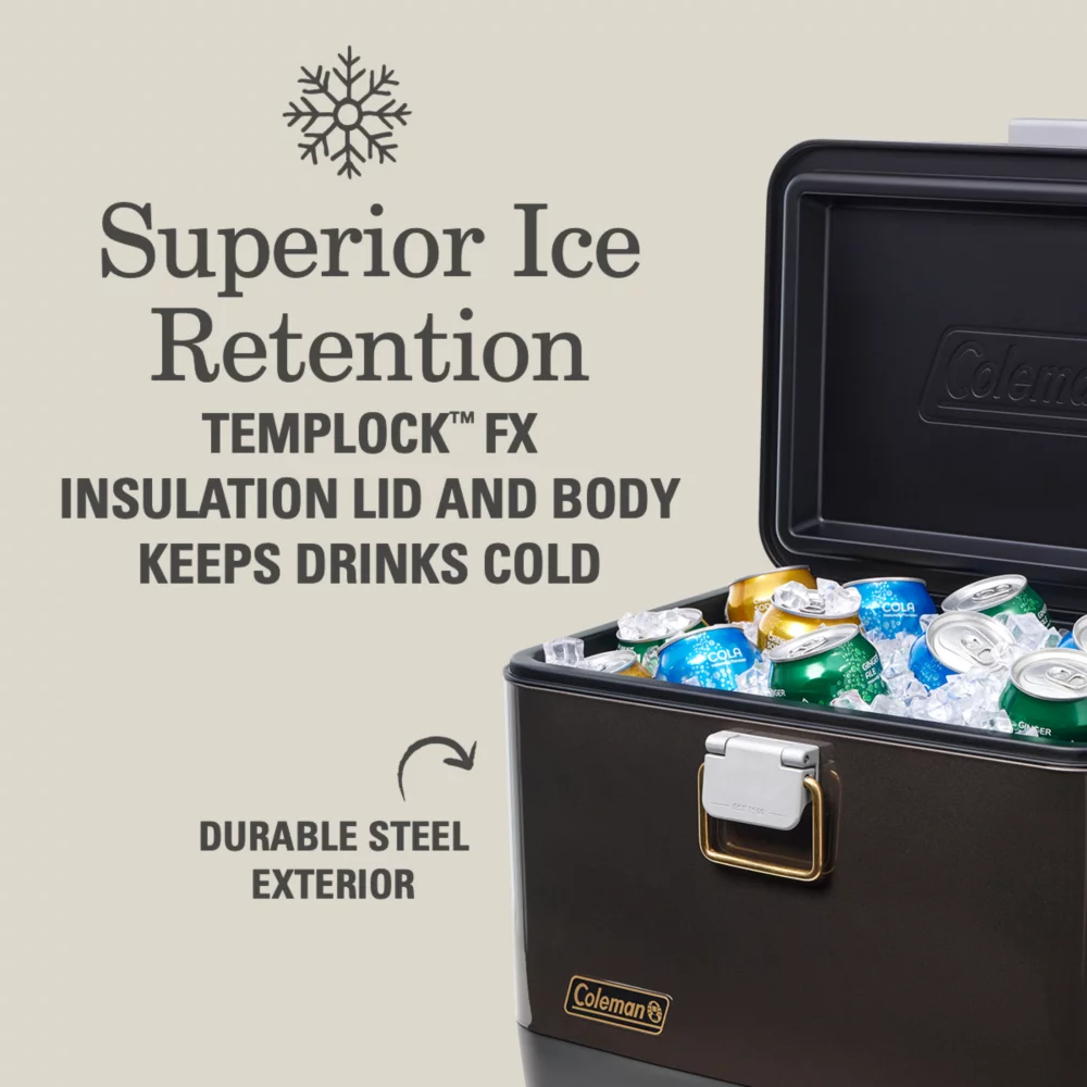Coleman 1900 Collection™ 20-Quart Steel Belted® Cooler - Image 3