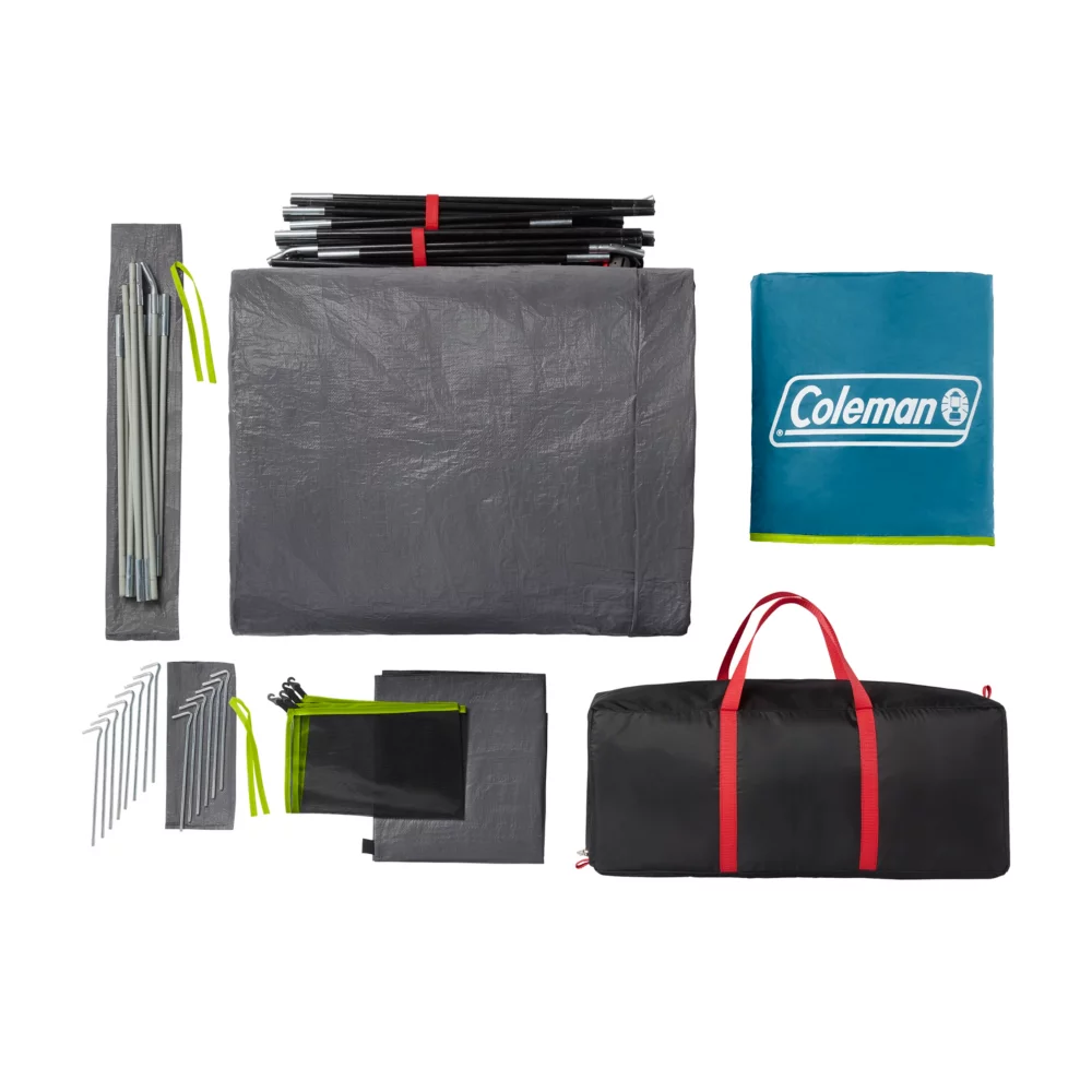 Coleman Skydome™ 6-Person Screen Room Camping Tent With Dark Room™ Technology - Image 9